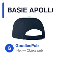 BASIE APOLLO Casquette 6 panneaux 160 gr/m - Miniature 10