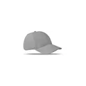 Variante gris - BASIE APOLLO Casquette 6 panneaux 160 gr/m