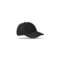 Variante noir - BASIE APOLLO Casquette 6 panneaux 160 gr/m