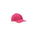 Variante fuchsia - BASIE APOLLO Casquette 6 panneaux 160 gr/m