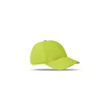 Variante vert citron - BASIE APOLLO Casquette 6 panneaux 160 gr/m