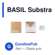 BASIL Substrat avec graines Basilic. - Miniature 3