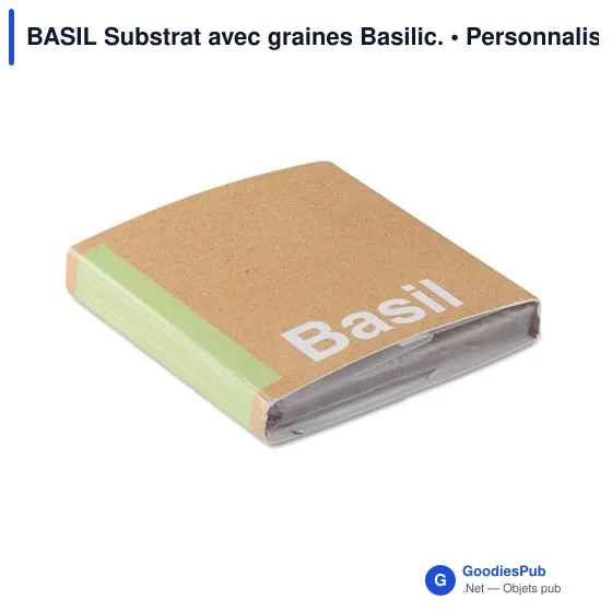 BASIL Substrat avec graines Basilic. - Image 4