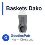 Baskets personnalisables Dakota avec logo - Confort et légèreté - Miniature 1