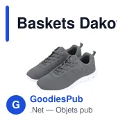 Baskets personnalisables Dakota avec logo - Confort et légèreté - Miniature 3