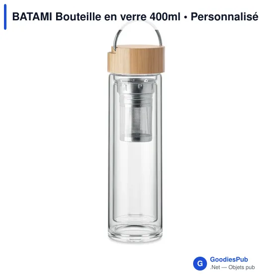 BATAMI Bouteille en verre 400ml - Image 1