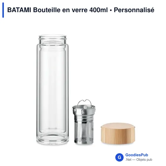 BATAMI Bouteille en verre 400ml - Image 2