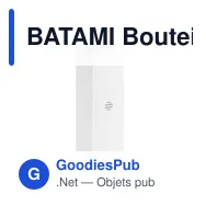 BATAMI Bouteille en verre 400ml - Miniature 3