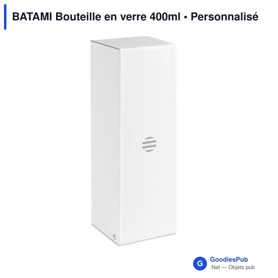 BATAMI Bouteille en verre 400ml - Image 3