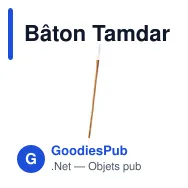 Bâton Tamdar - Miniature 2