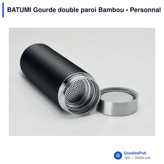 BATUMI Gourde double paroi Bambou - Image 12