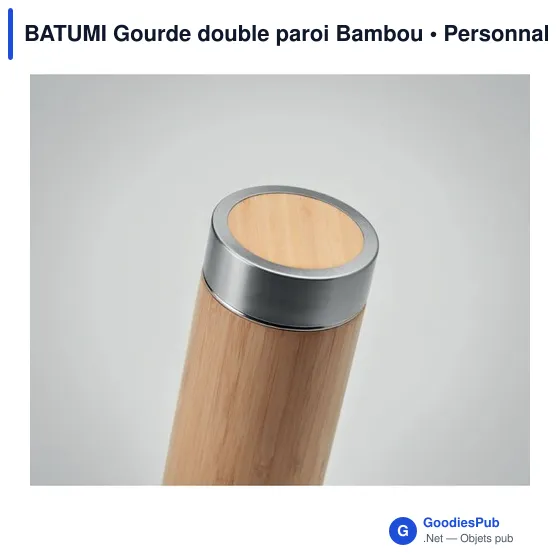 BATUMI Gourde double paroi Bambou - Image 5