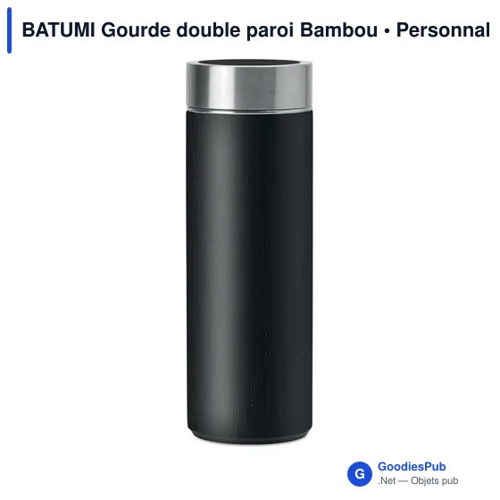 BATUMI Gourde double paroi Bambou - Image 9