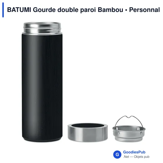BATUMI Gourde double paroi Bambou - Image 10