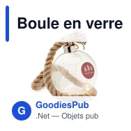 Boule en verre personnalisable avec logo - BAUBLI - Miniature 3