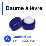 Baume à lèvres personnalisable cubique en ABS recyclé avec logo - Cube Eco - Miniature 6