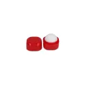 Variante Rouge - Baume à lèvres personnalisable cubique en ABS recyclé avec logo - Cube Eco