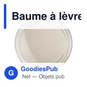 Baume à lèvres dans un pot en AS Malik - Miniature 11