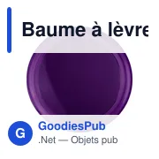 Baume à lèvres dans un pot en AS Malik - Miniature 16