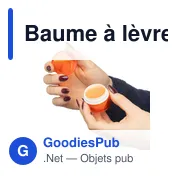Baume à lèvres dans un pot en AS Malik - Miniature 18