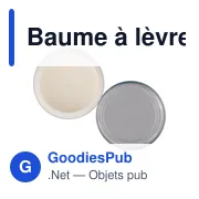 Baume à lèvres dans un pot en AS Malik - Miniature 9