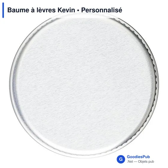 Baume à lèvres personnalisable avec logo - Kevin - Image 1