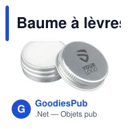 Baume à lèvres personnalisable avec logo - Kevin - Miniature 4