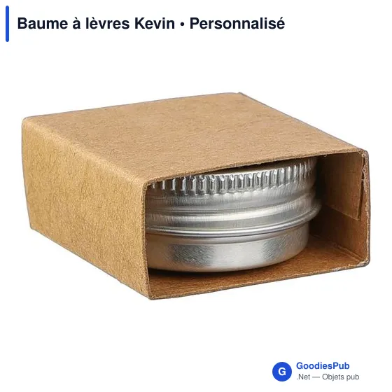 Baume à lèvres personnalisable avec logo - Kevin - Image 7