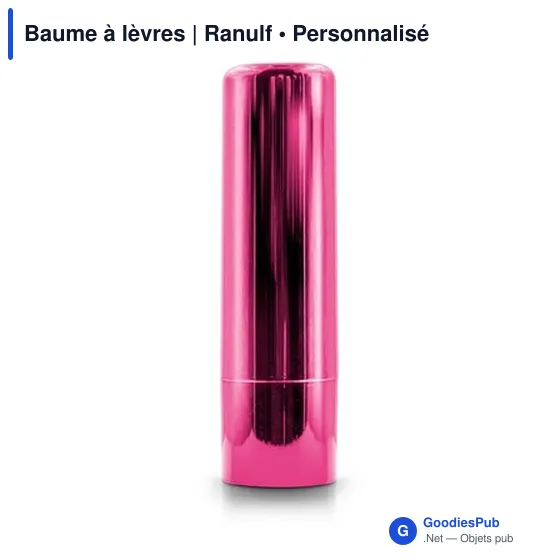 Baume à lèvres personnalisable avec logo - Ranulf - Image 2