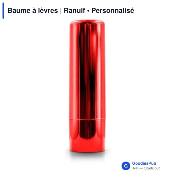 Baume à lèvres personnalisable avec logo - Ranulf - Image 11