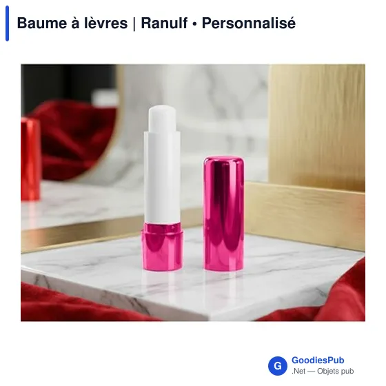 Baume à lèvres personnalisable avec logo - Ranulf - Image 3