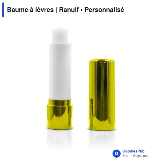 Baume à lèvres personnalisable avec logo - Ranulf - Image 4