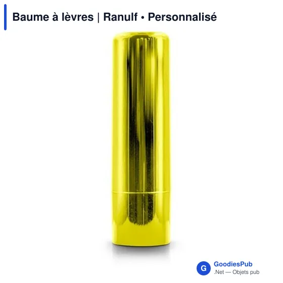 Baume à lèvres personnalisable avec logo - Ranulf - Image 5