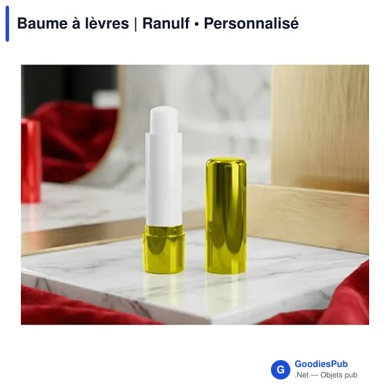 Baume à lèvres personnalisable avec logo - Ranulf - Image 6