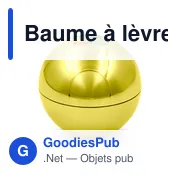 Baume à lèvres personnalisable avec logo - Sahli - Miniature 1