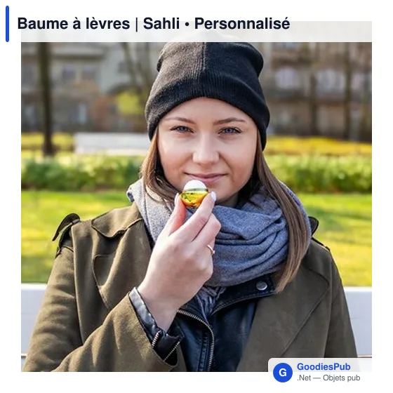 Baume à lèvres personnalisable avec logo - Sahli - Image 2