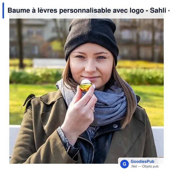 Baume à lèvres personnalisable avec logo - Sahli - Image 11