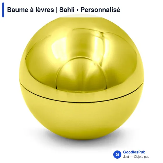 Baume à lèvres personnalisable avec logo - Sahli - Image 3
