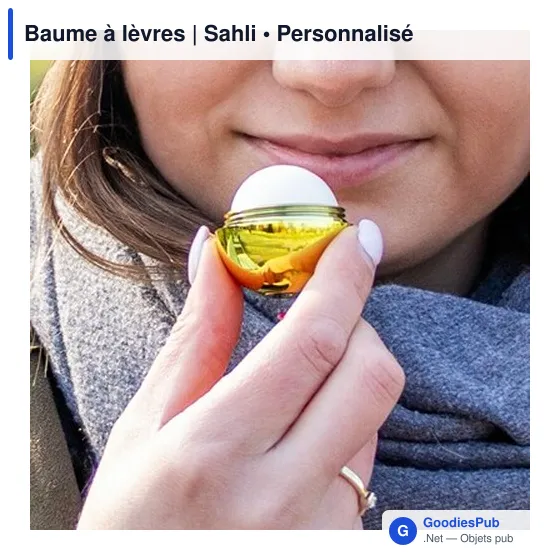 Baume à lèvres personnalisable avec logo - Sahli - Image 7