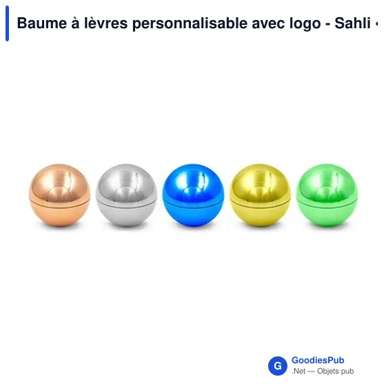 Baume à lèvres personnalisable avec logo - Sahli - Image 8