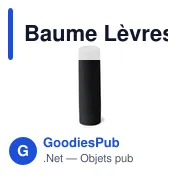Baume Lèvres Darix - Miniature 1