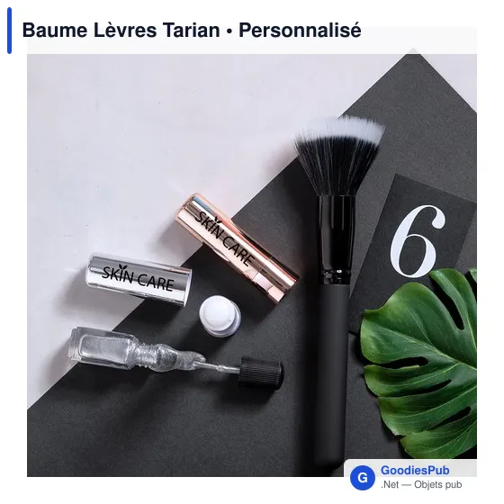 Baume à lèvres personnalisable Tarian avec logo - SPF15 - Image 12