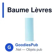 Baume Lèvres Végane Posie - Miniature 1