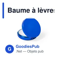 Baume à lèvres personnalisable avec miroir et logo - Zendal - Miniature 12