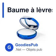 Baume à lèvres personnalisable avec miroir et logo - Zendal - Miniature 7