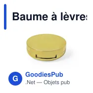 Baume à lèvres personnalisable avec miroir et logo - Zendal - Miniature 9