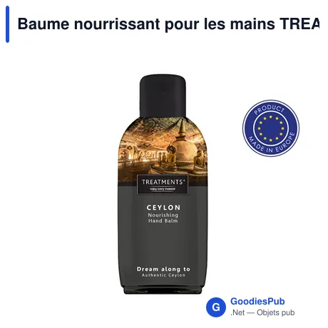 Baume nourrissant pour les mains personnalisable avec logo - TREATMENTS