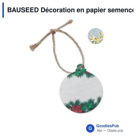 BAUSEED Décoration en papier semences