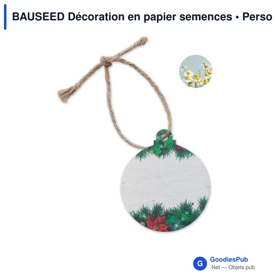 BAUSEED Décoration en papier semences - Image 1