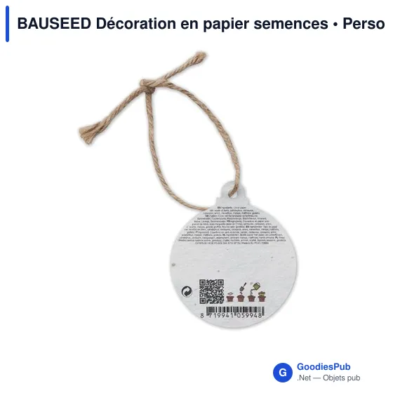 BAUSEED Décoration en papier semences - Image 3